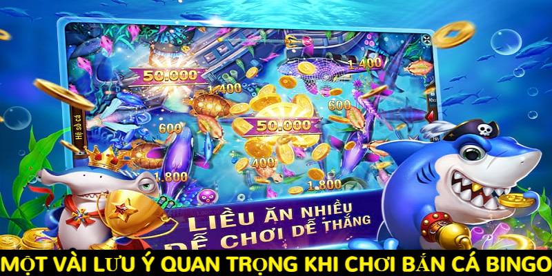 Một vài lưu ý quan trọng khi chơi bắn cá Bingo