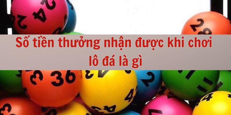 Số tiền thưởng nhận được khi chơi lô đá là gì